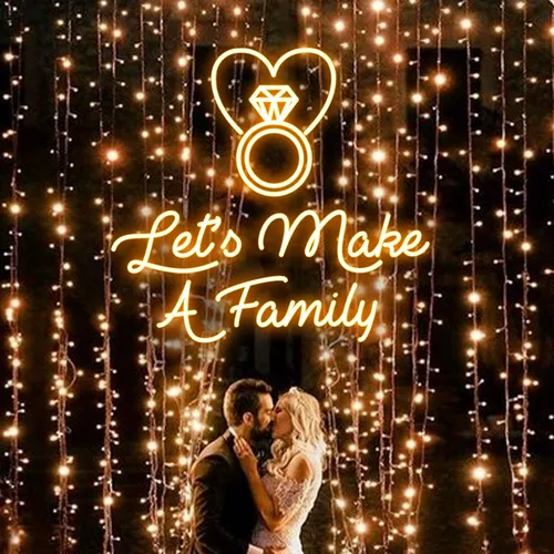 Let's Make A Family Neon Sign - Neon Signs Now