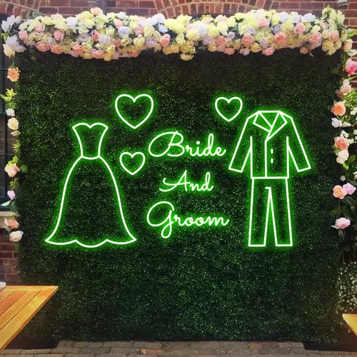 Bride and Groom Neon Sign - Neon Signs Now