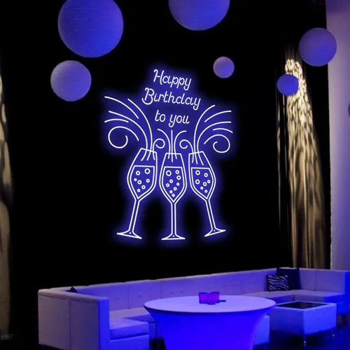Cocktail Birthday Party Neon Sign - Neon Signs Now