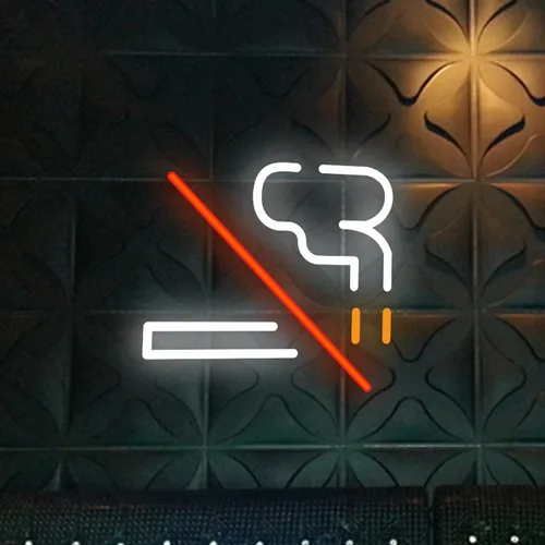 No Smoking Simple Neon Sign - Neon Signs Now