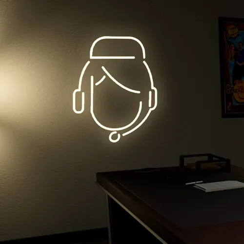 Customer Care Neon Sign - Neon Signs Now