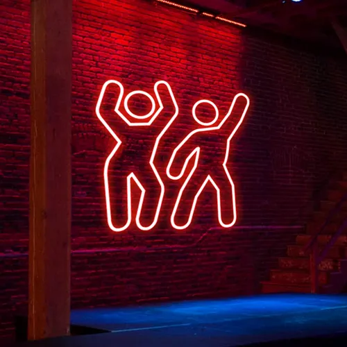 Dancing People Neon Sign - Neon Signs Now