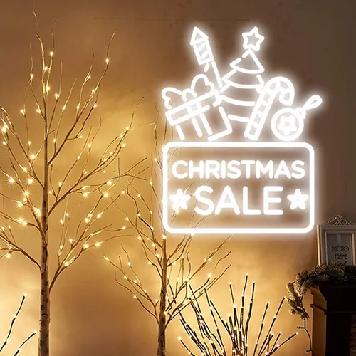 Christmas Sale Neon Sign - Neon Signs Now