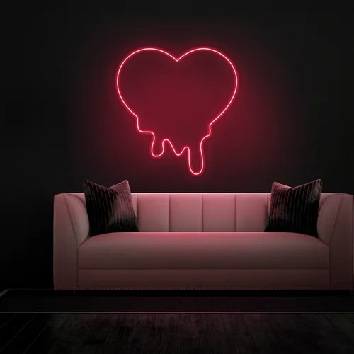 Melting Heart Neon sign
