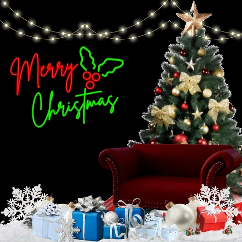 Sparkly Yuletide Neon Sign - Neon Signs Now