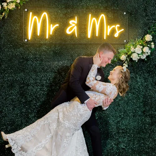 Mr & Mrs Neon Sign - Neon Signs Now