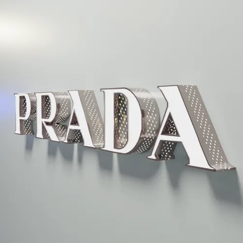 Frontlit Sign With Punch Holes - Neon Signs Now