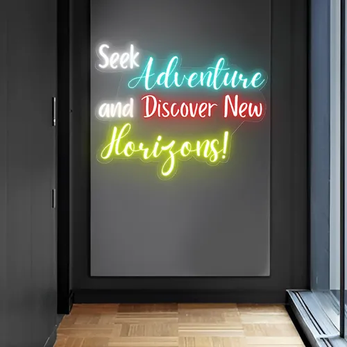 Seek Adventure Neon Sign