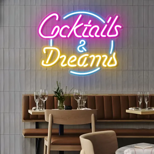 Buy Cocktails and Dreams Neon Signcocktails and Dreams Online in