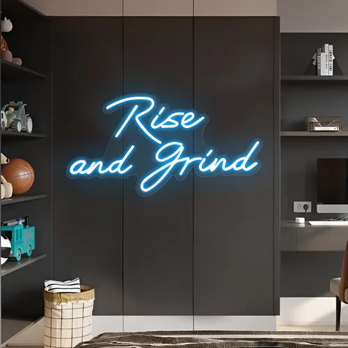Rise And Grind Neon Signs