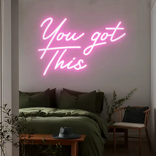 Lovely Bright Hot Pink good “Drunk in Love” LED Night Light Room Wall Decoration