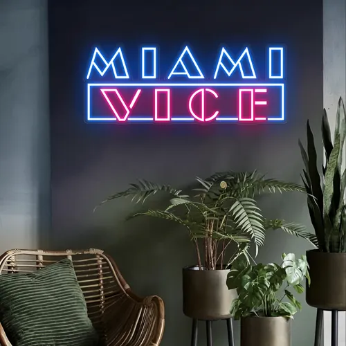 Custom Miami Vice Neon Signs