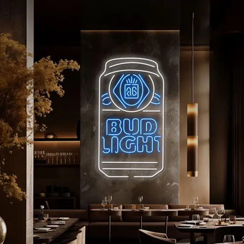 In Can Bud Light Neon Sign
