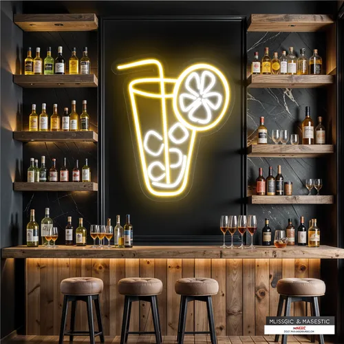 Tropical Glass Neon Sign - Neon Signs Now