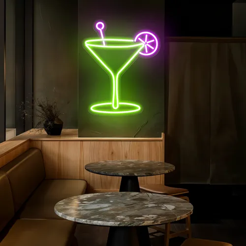 Lush Glass Neon Sign - Neon Signs Now