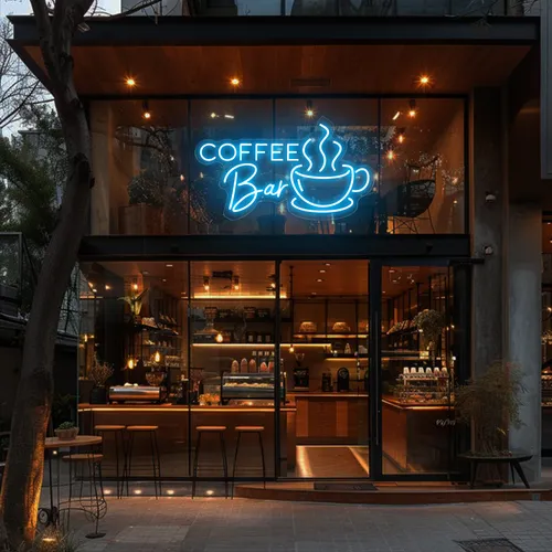 Coffee Bar Window Neon Sign - Neon Signs Now