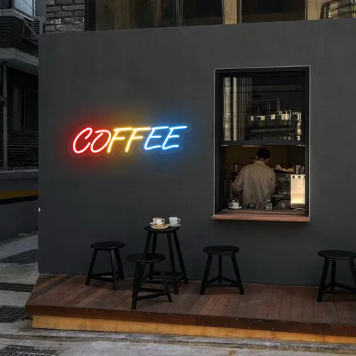 Multicolor COFFEE Neon Sign