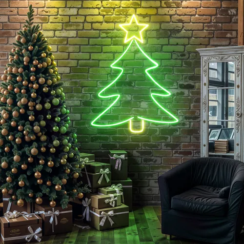 Mini Christmas Tree Neon Sign - Neon Signs Now