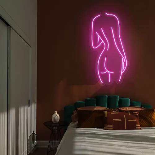 Body Outline Neon Sign