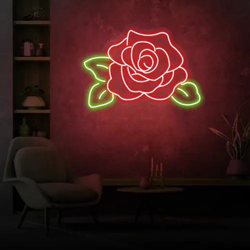 Custom Rose Neon Signs