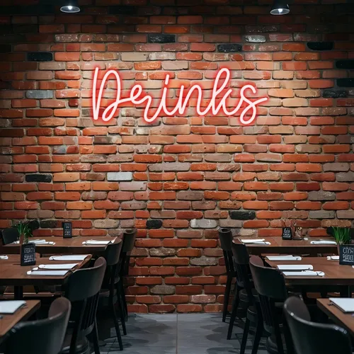 Custom Drink Neon Sign