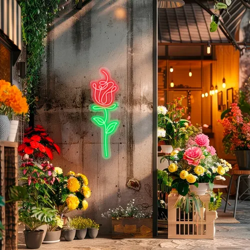 Custom Flower Neon Signs
