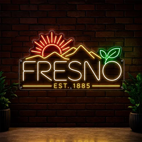 Custom Commercial Neon Signs Fresno