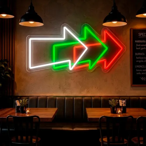 Custom Neon Arrow Signs