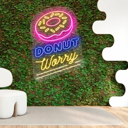 Custom Donut Neon Signs - Neon Signs Now