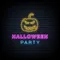 Halloween Party Neon Sign with Pumpkin - Neon Signs Now