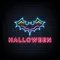 Halloween Neon Sign with Bat - Neon Signs Now