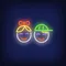 Smiling Girl Boy Faces Neon Sign - Neon Signs Now