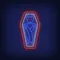 Vampire Coffin Neon Sign - Neon Signs Now