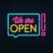 We Are Open Neon Sign - Neon Signs Now