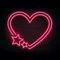 Red Love Heart Star Neon Sign - Neon Signs Now