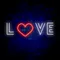 Love Heart Neon Sign - Neon Signs Now