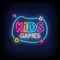 Kids Games Neon Sign - Neon Signs Now