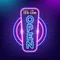 We are Open Vertical Neon Sign - Neon Signs Now
