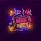 Music Party Neon Sign - Neon Signs Now