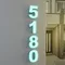 Face Lit House Number - Neon Signs Now