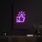 Purple Thumbs Up Neon Sign - Neon Signs Now