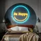 Be Happy Neon Sign - Neon Signs Now