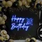 Happy Birthday Cheers Neon Sign - Neon Signs Now