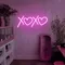 XOXO Heart Pink Neon Sign - Neon Signs Now