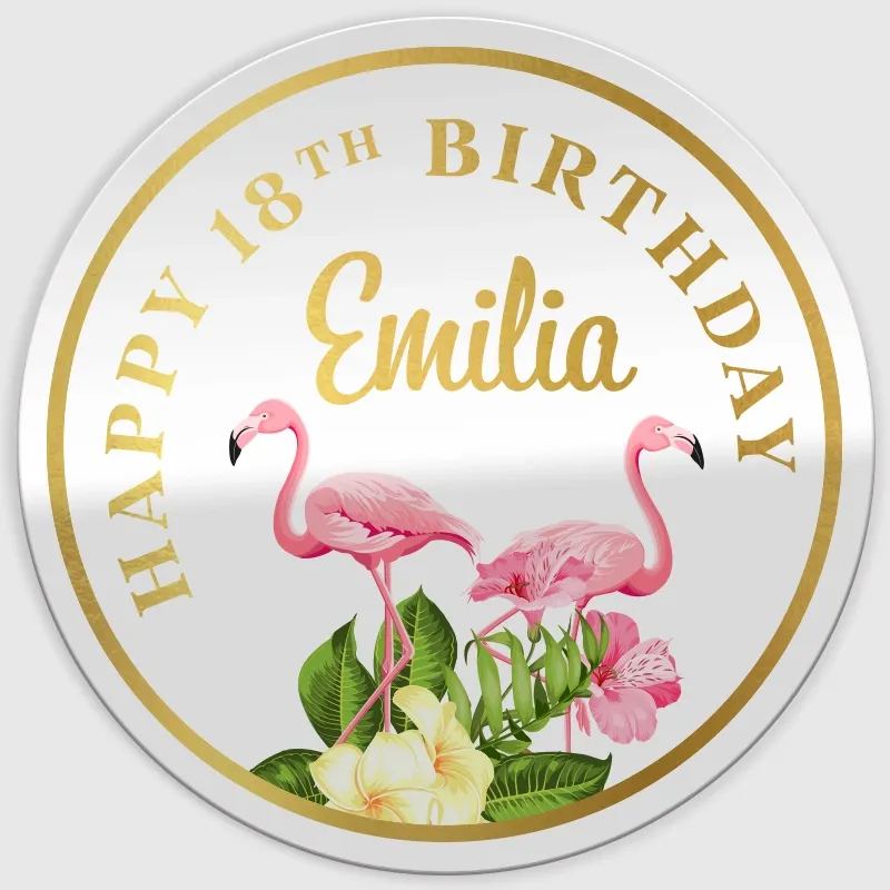 Metallic Sticker+UV Printed - Neon Signs Now